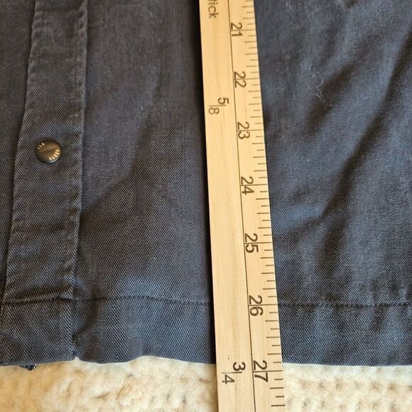 Ted Baker London Mens Dress Shirt S 2/32.5 Solid Blue Dotted Flip Cuff Pattern - Picture 13 of 14